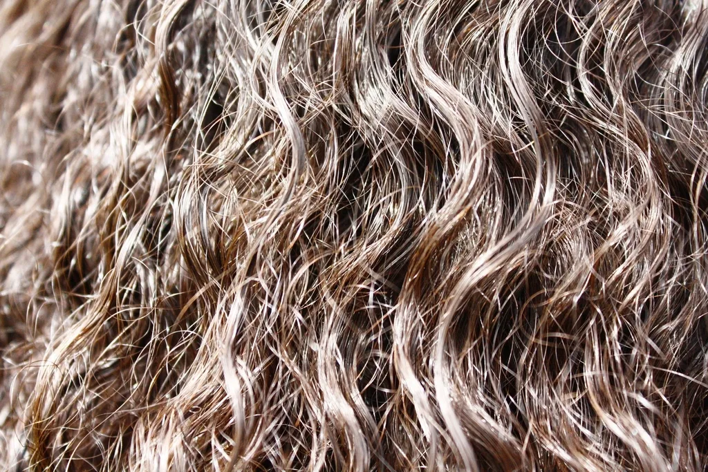 Detalle de pelo ondulado